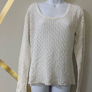 Peruvian Connection Ribbon Lace Top- new never worn